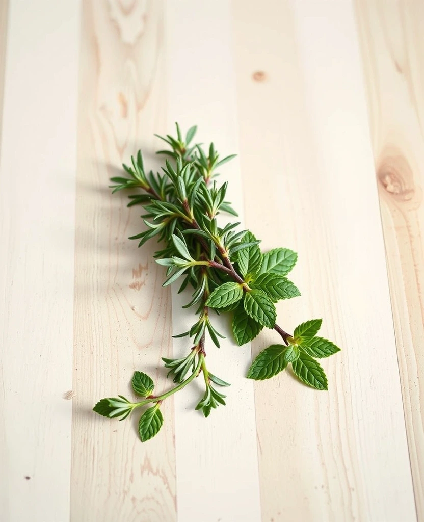 Naturalne składniki w czystym otoczeniu